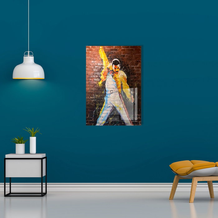 Wallity UV-566 Cuadro Decorativo de Vidrio Templado Multicolor 30 x 45 cm